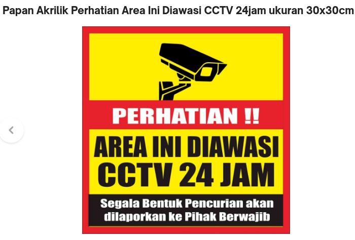 Ketika orang melihat stiker "Area Ini Diawasi CCTV," mereka akan merasa lebih aman dan nyaman.

Ini memberikan rasa keyakinan bahwa tindakan kriminal akan terdeteksi dan diatasi dengan cepat.