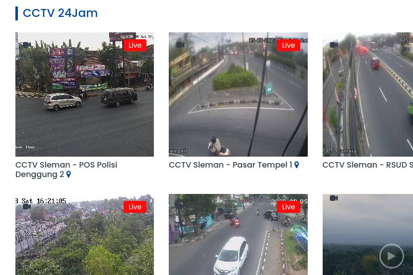 Link live CCTV Sleman online 24 jam yang dapat diakses secara real-time oleh masyarakat dan pihak berwenang dapat dengan mudah dipantau melalui website CCTV Online resmi.