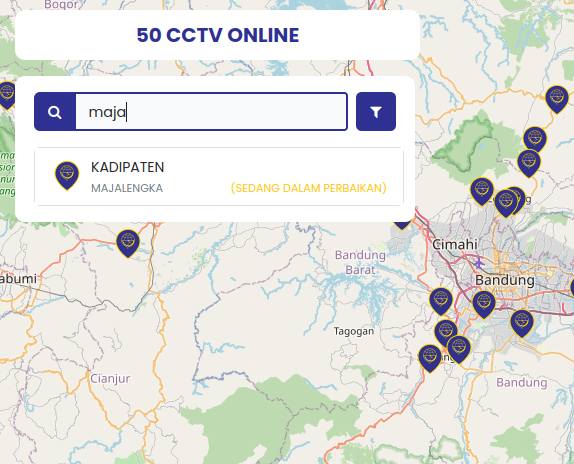 Live CCTV Majalengka dikelola oleh pihak yang berwenang salah satunya yaitu Dinas Perhubungan Provinsi Jawa Barat. Untuk melihat Live CCTV dapat melalui link situs resmi milik Dishub Jawa barat. Dishub Jawa Barat memasang sejumlah kamera CCTV di berbagai lokasi jalan yang strategis.