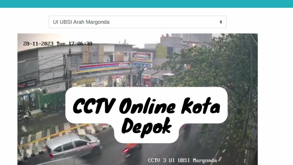 CCTV online yang dipasang di Kota Depok, dapat dimanfaatkan oleh masyarakat untuk melihat situasi terkini di jalan raya, area publik, perkantoran dan wilayah penting lainnya.