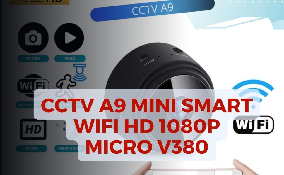 CCTV A9 Mini Smart Camera Wifi HD 1080P Micro v380 masuk kedalam Harga CCTV mulai dari 50 ribuan.