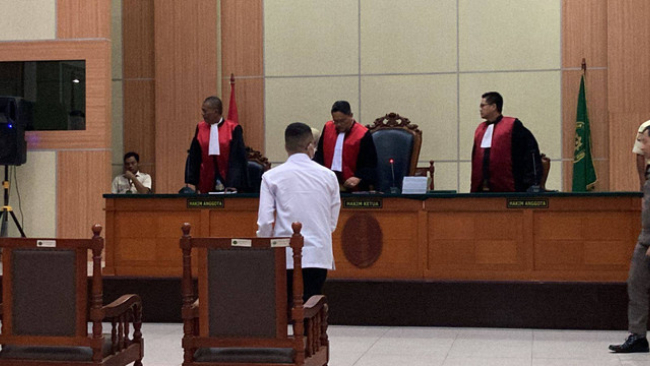 Hakim Tolak Eksepsi Yudha Arfandi dan Sidang Terus Berlanjut