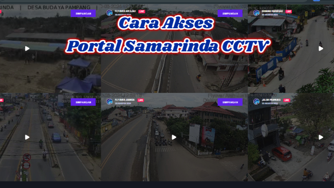 Cara Akses Portal Samarinda CCTV