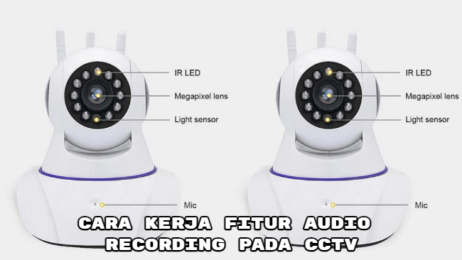 Cara Kerja Fitur Audio Recording pada CCTV