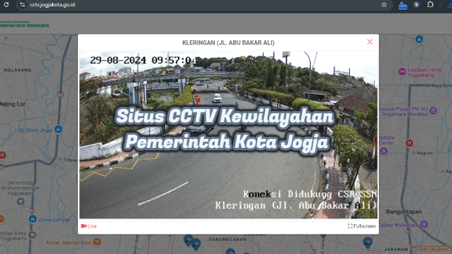 Situs CCTV Kewilayahan Pemerintah Kota Jogja