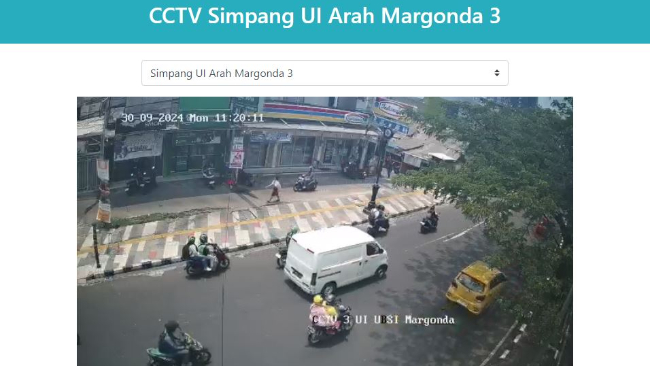 Link Live Streaming CCTV ATCS Depok