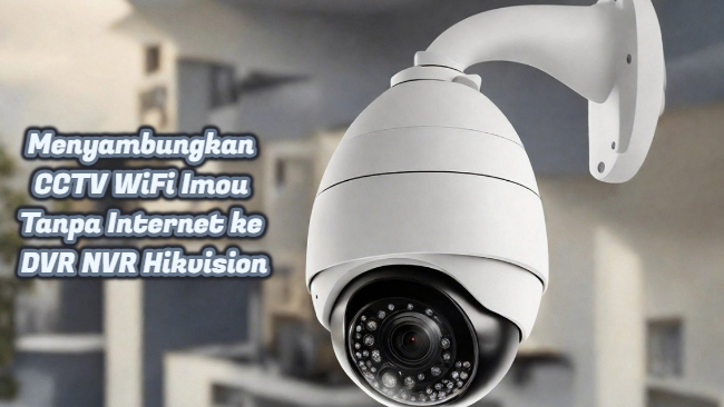 Menyambungkan CCTV WiFi Imou Tanpa Internet ke DVR NVR Hikvision